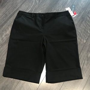 BNWT Black Bermuda Shorts